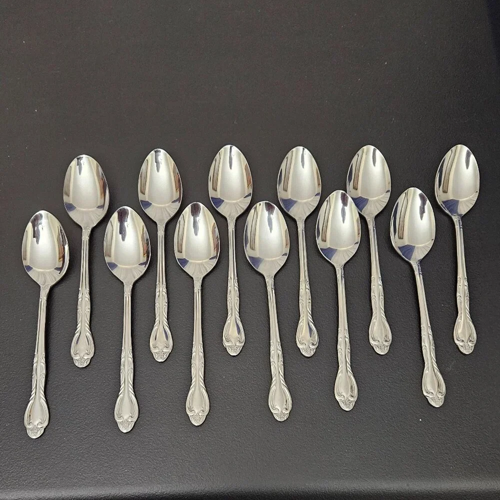 Vintage National Stainless Korea Flatware - 35 pcs. + 3 Serving Pcs.
